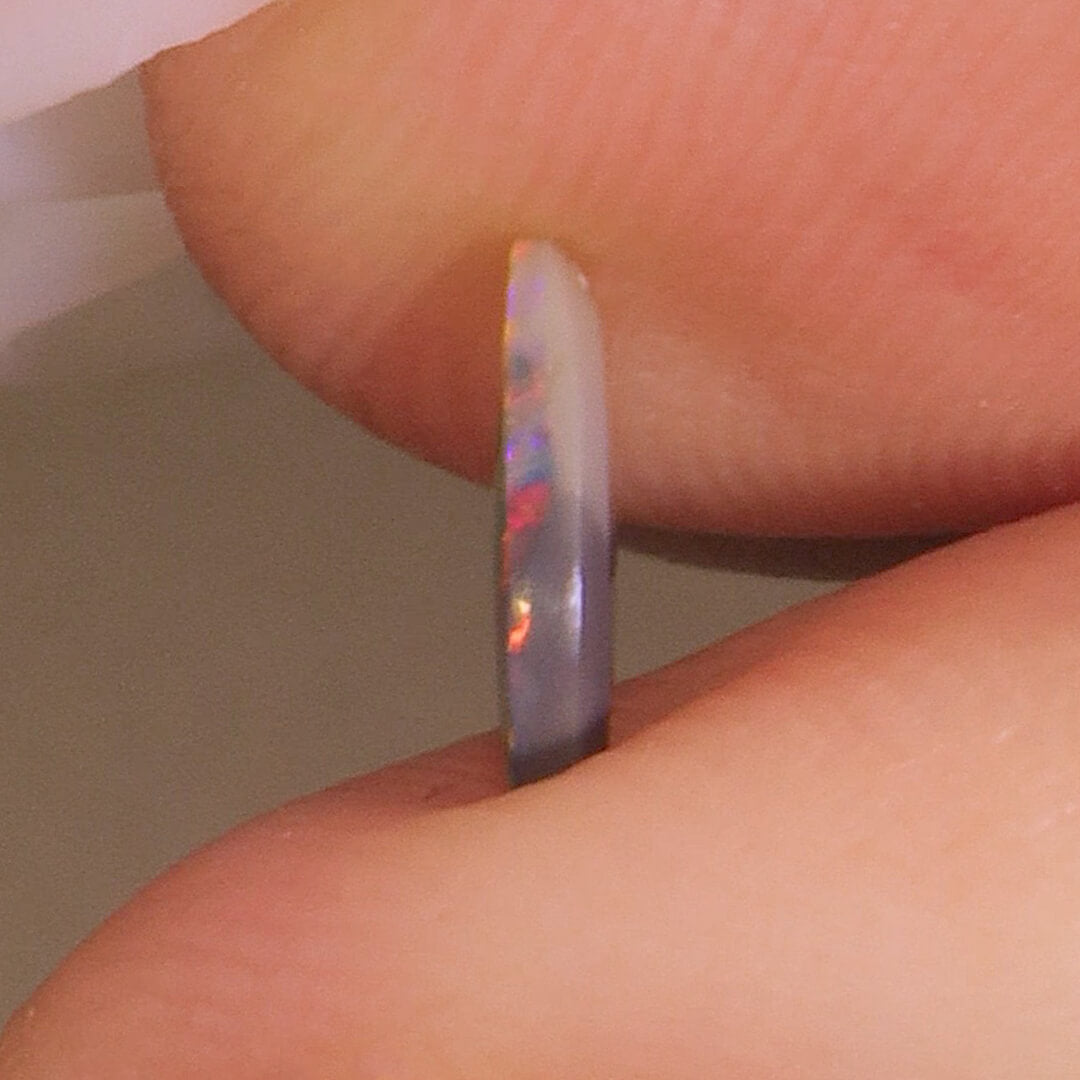 0.30ct Black Opal - 4.5 x 6.5 x 1.5mm