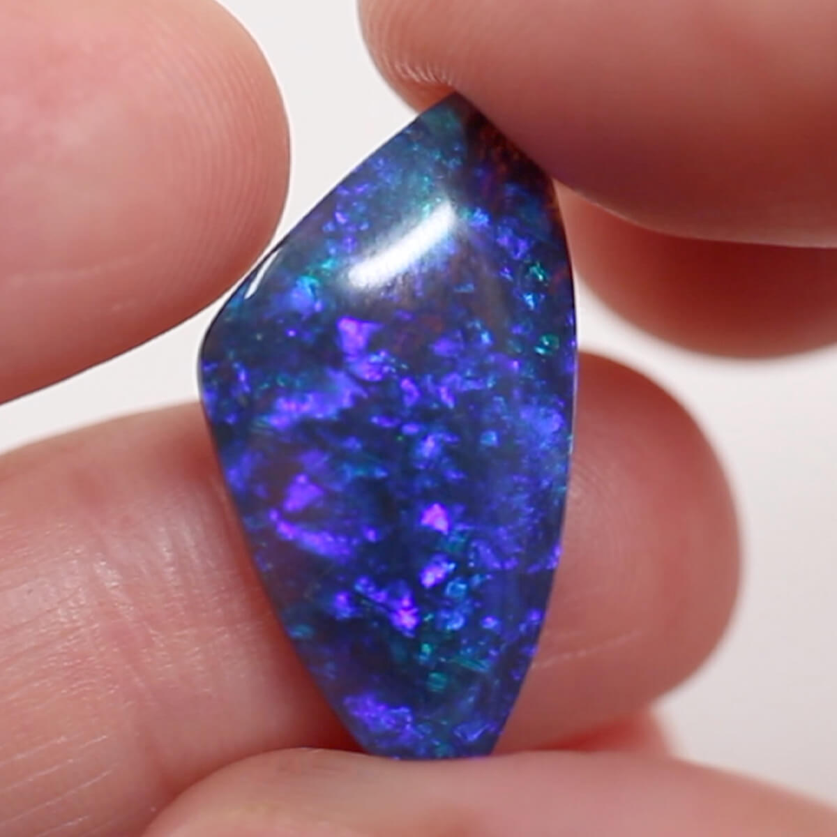 8.89ct Large Black Opal - 14 x 26.5 x 4.5mm