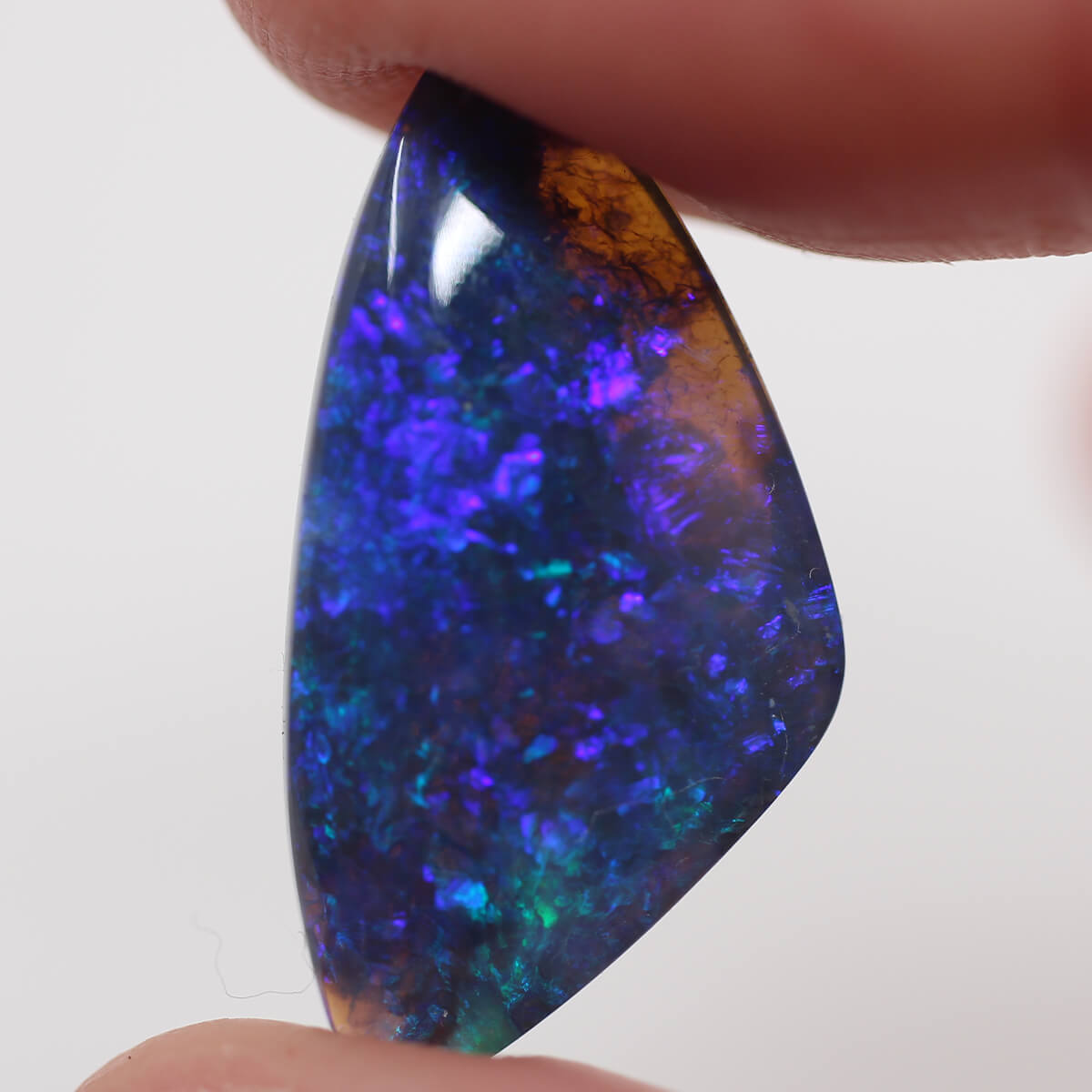 8.89ct Large Black Opal - 14 x 26.5 x 4.5mm