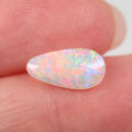 1.05ct Australian crystal opal shown for size comparison
