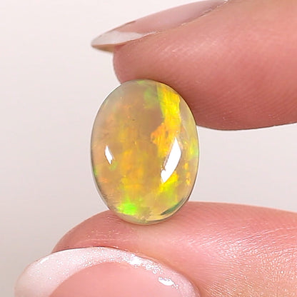 3.50ct Dark Crystal Opal - 9.5 x 13 x 4mm