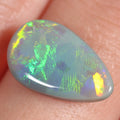 Dark opal drop shaped, Lightning Ridge 3.26ct solid opal