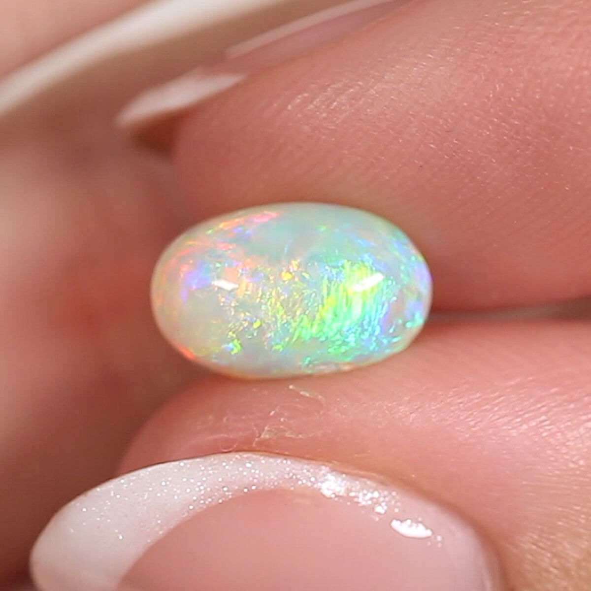 2.00ct Light Opal - 6.2 x 9.5 x 5.2mm