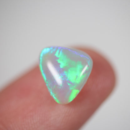 2.68ct Dark Crystal Opal - 10 x 12 x 4mm