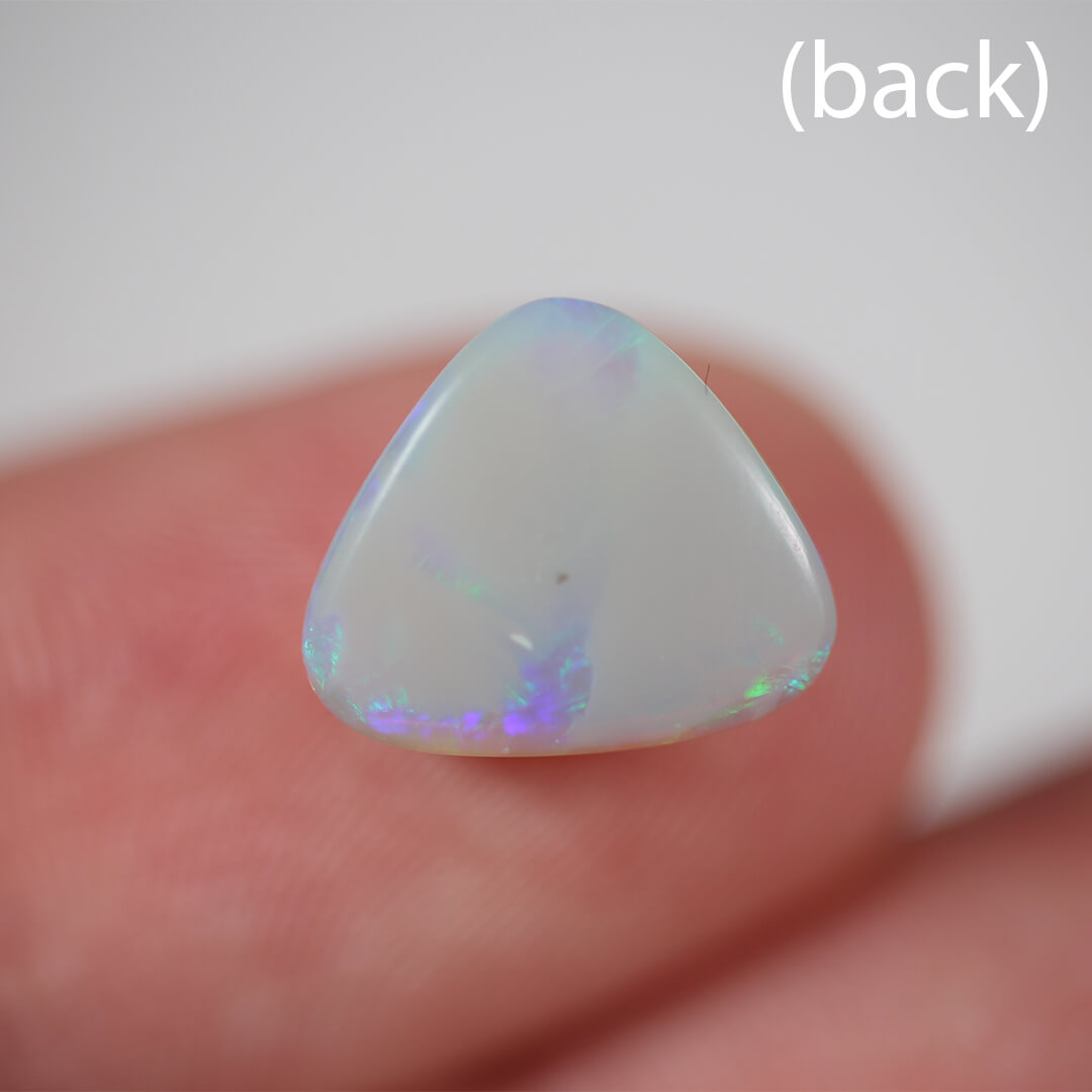 2.68ct Dark Crystal Opal - 10 x 12 x 4mm