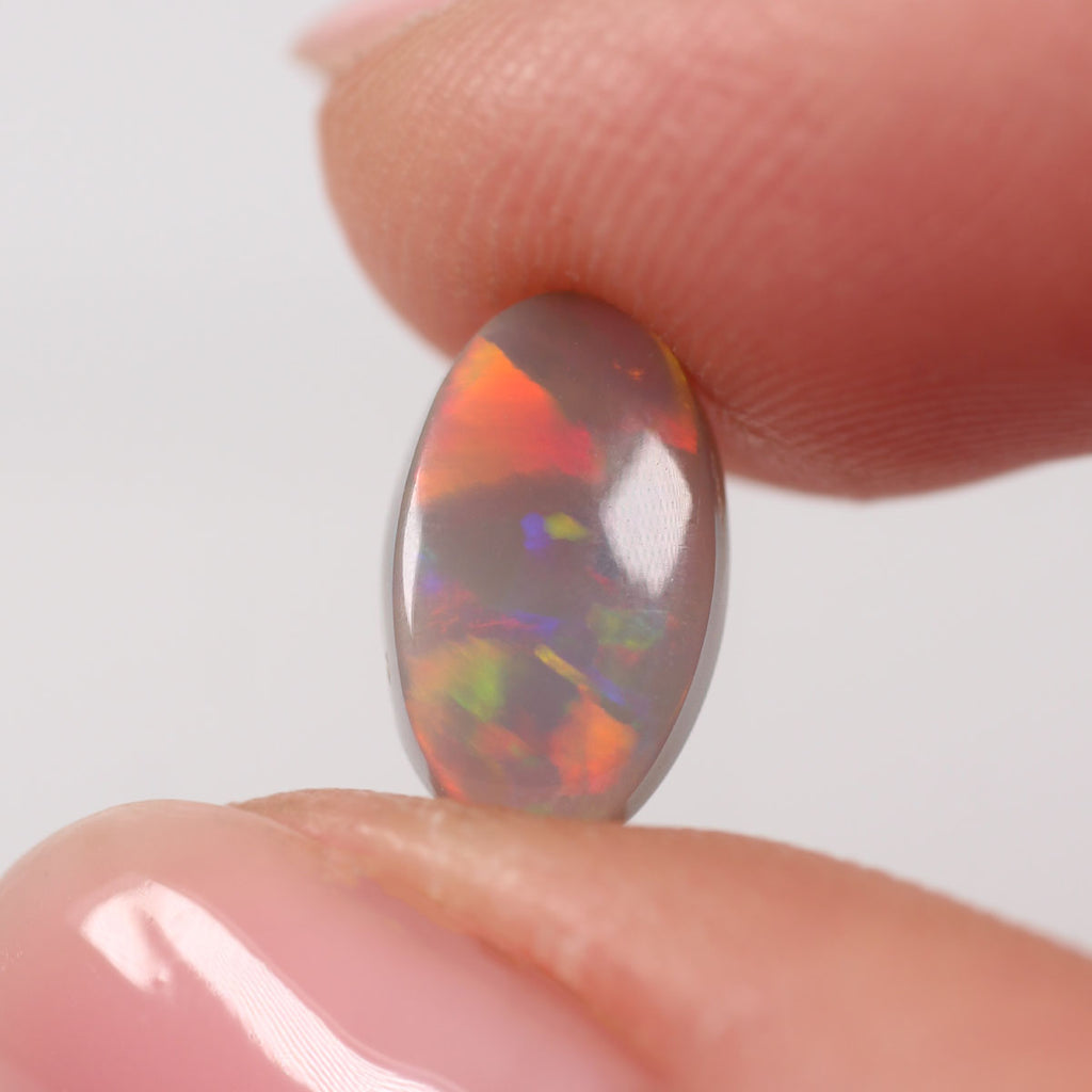 1.64ct Dark Opal - 6.5 x 11 x 3.3mm