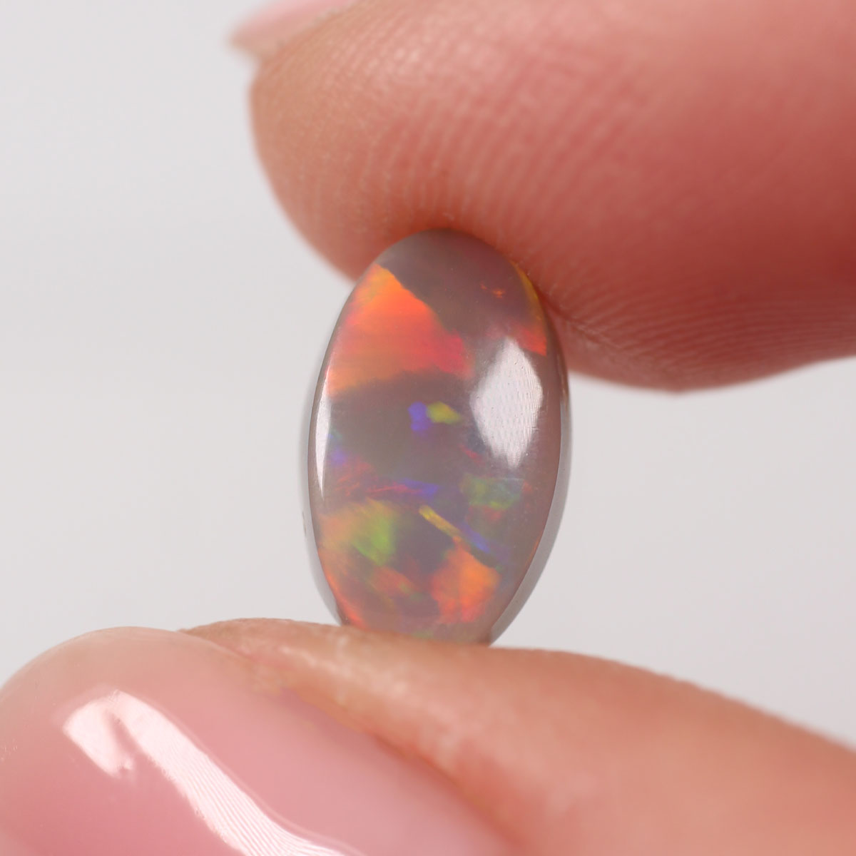 1.64ct Dark Opal - 6.5 x 11 x 3.3mm