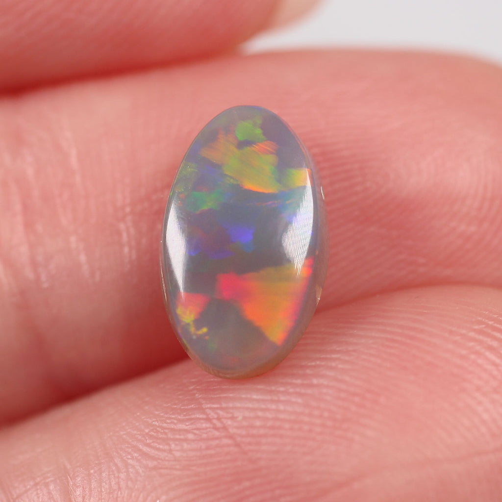 1.64ct Dark Opal - 6.5 x 11 x 3.3mm