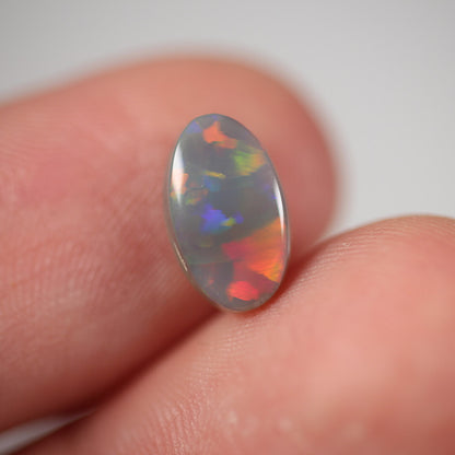 1.64ct Dark Opal - 6.5 x 11 x 3.3mm