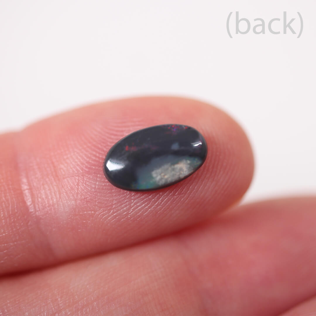 1.10ct Black Opal - 6 x 10.5 x 2.5mm