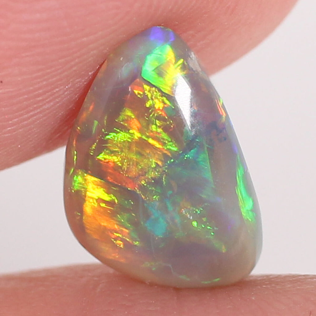 1.80ct Dark Crystal Opal - 7.5 x 10 x 3.7mm