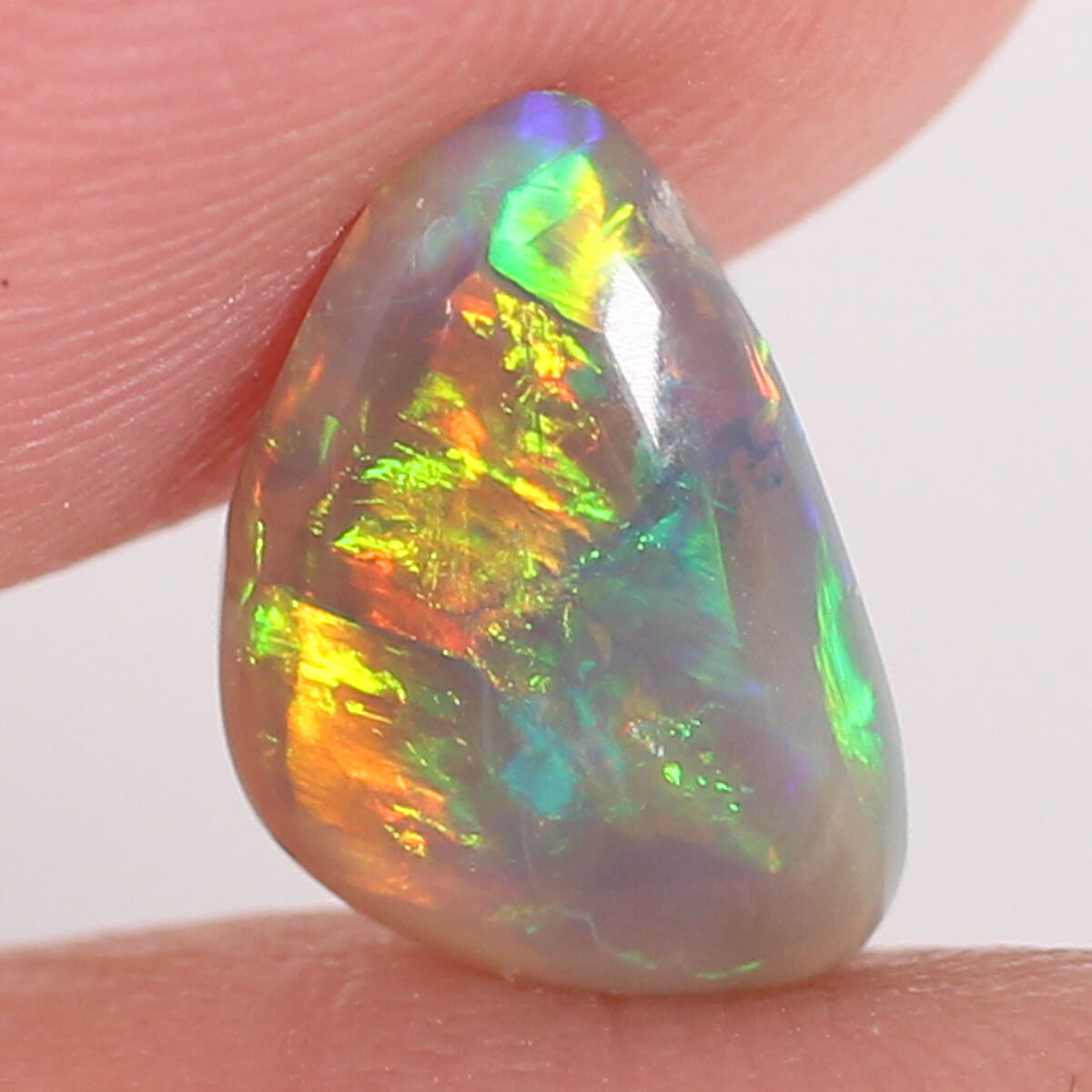 1.80ct Dark Crystal Opal - 7.5 x 10 x 3.7mm