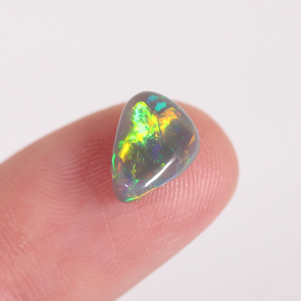 1.80ct Black Crystal Opal - 7.5 x 10 x 3.7mm