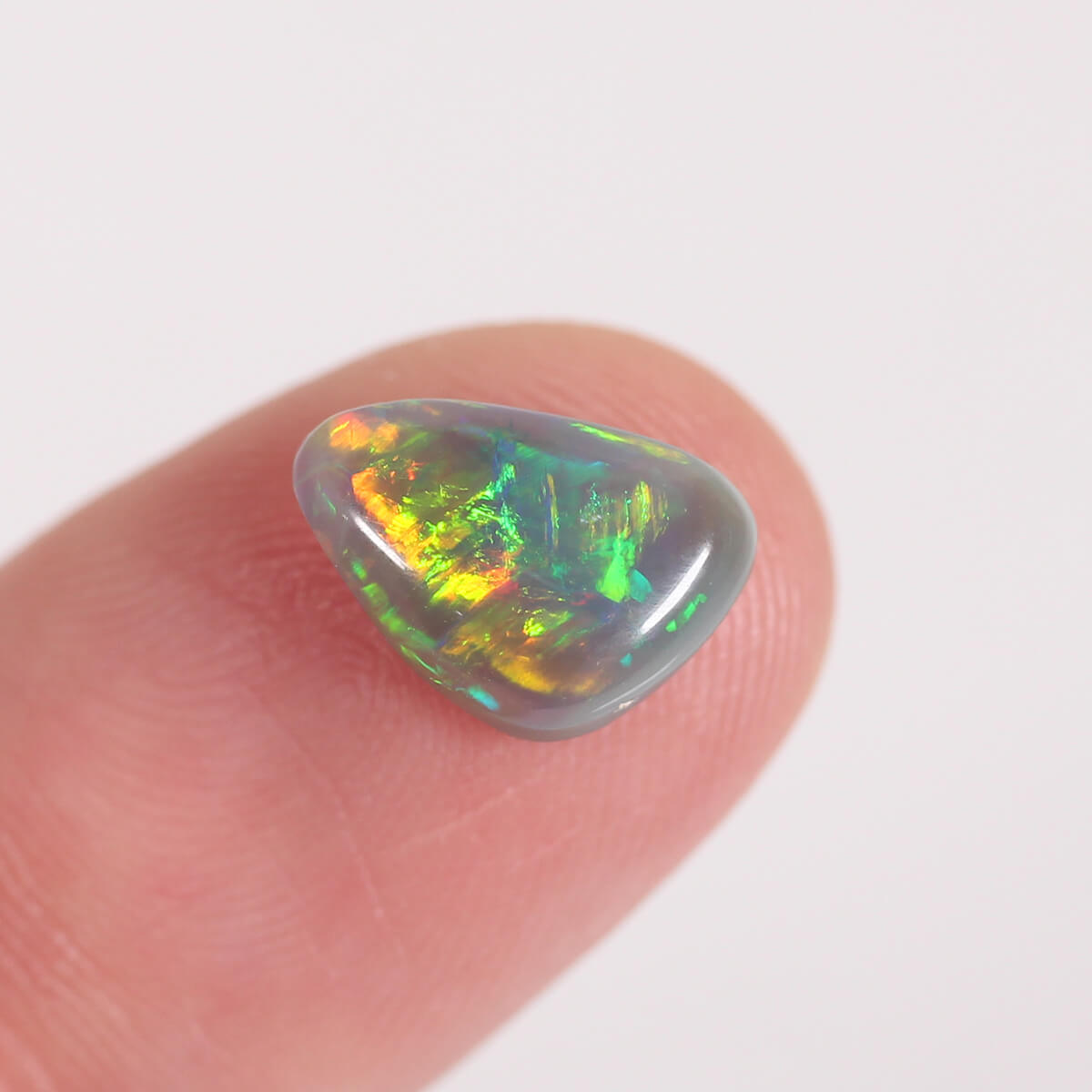 1.80ct Dark Crystal Opal - 7.5 x 10 x 3.7mm