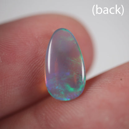 2.39ct Dark Crystal Opal - 7.5 x 13.5 x 3.5mm