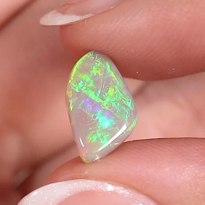 1.86ct Dark Crystal Opal - 7.5 x 12.5 x 3mm