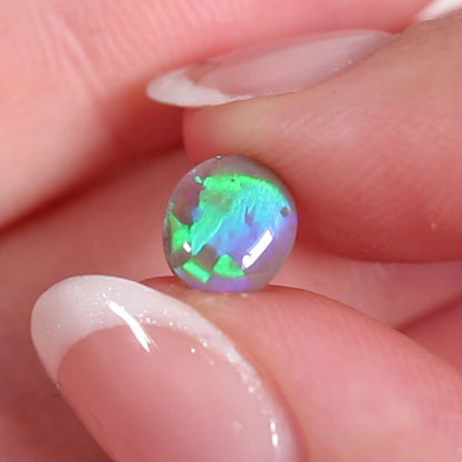 1.35ct Black Crystal Opal Pair