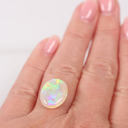 5.78ct Crystal Opal - 12 x 16 x 4.5mm
