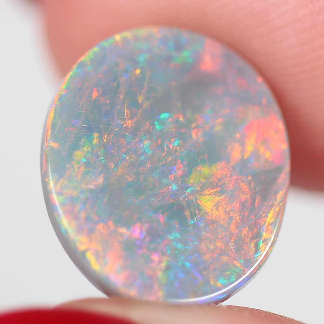 4.61ct Dark Opal - 12 x 14 x 4mm