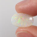 Natural light opal from Lightning Ridge, 2.85ct with refined green-orange flash
