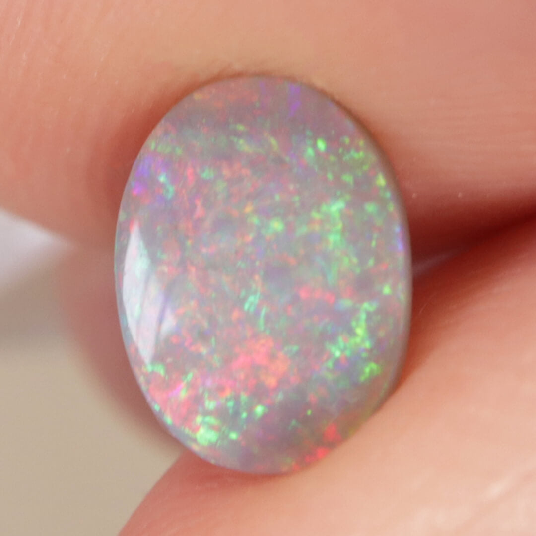 0.75ct Dark Opal - 6 x 8 x 2mm