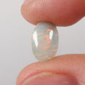 Green-orange dark opal 1.35ct natural solid Australian opal from Lightning Ridge
