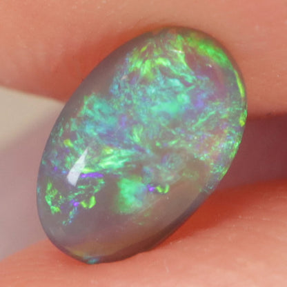 0.40ct Dark Crystal Opal - 4 x 6.5 x 2mm