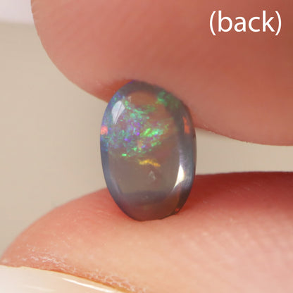 0.40ct Dark Crystal Opal - 4 x 6.5 x 2mm