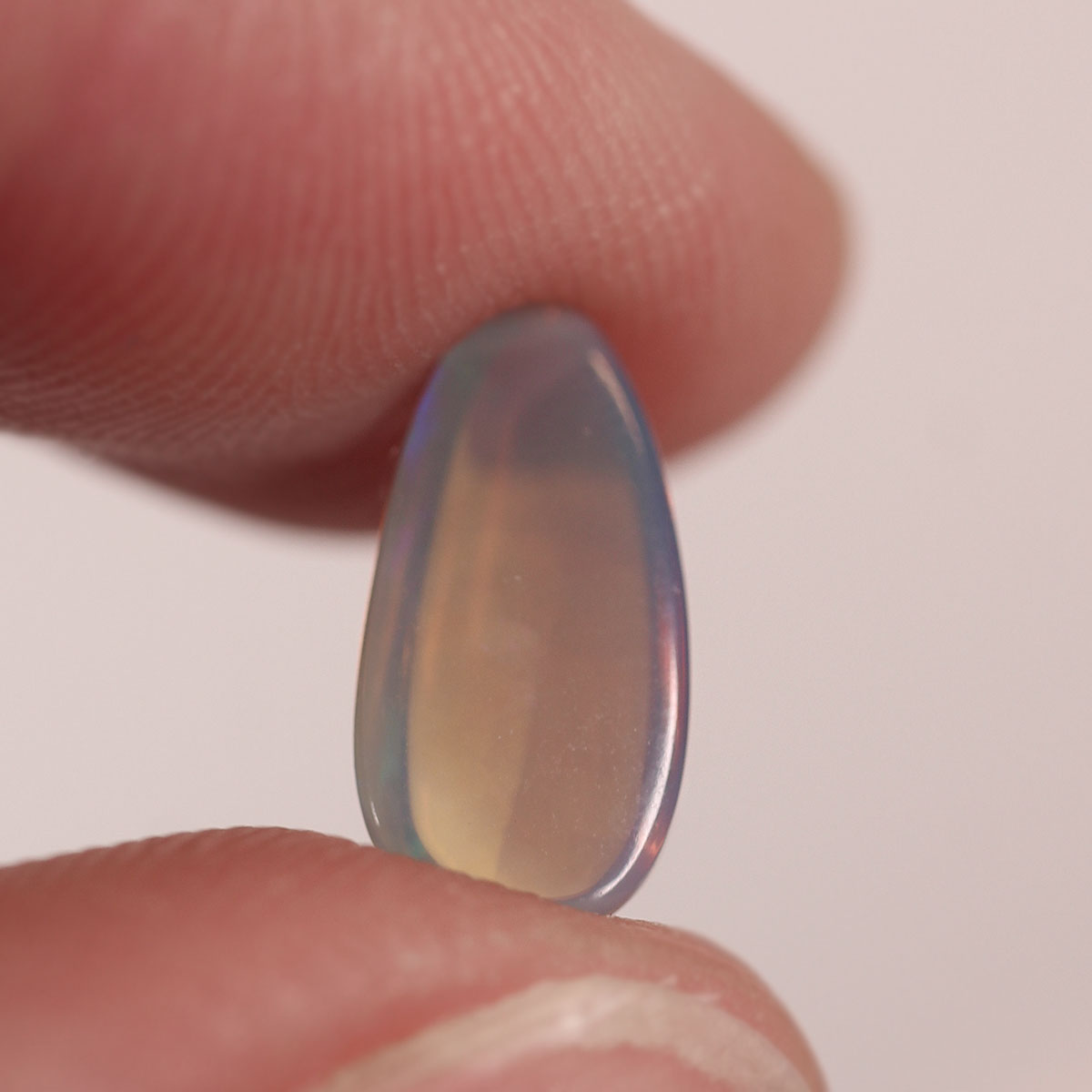 Lightning Ridge Dark Crystal Opal 1.6ct Natural Solid Bright Blue Green Rolling Flash