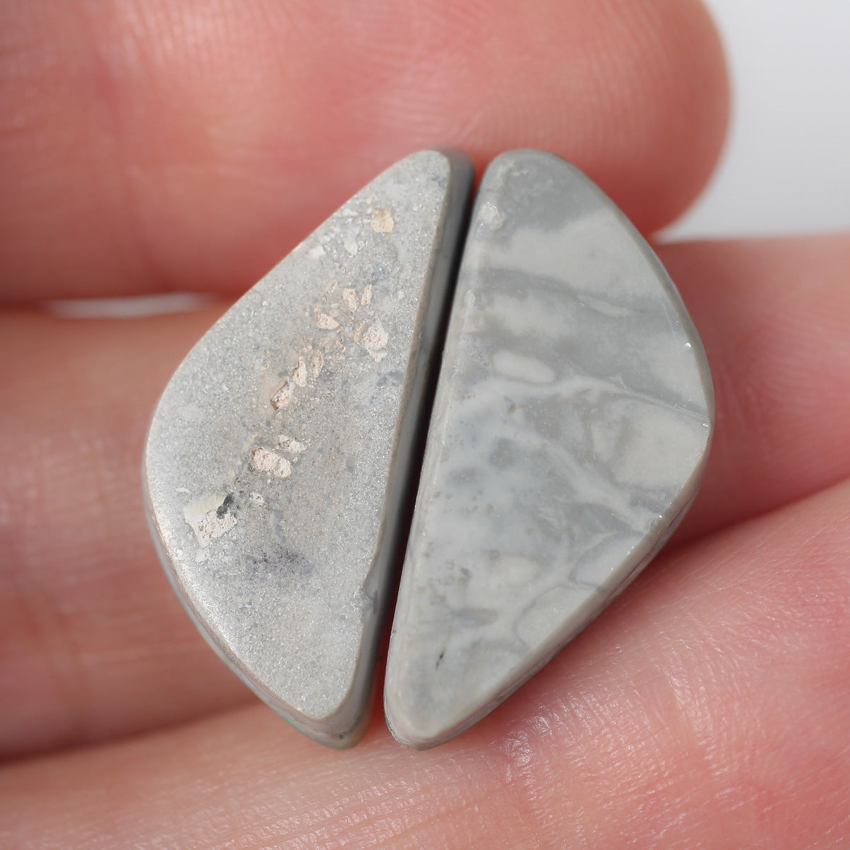 12.84ct Dark Opal - 10 x 22.5 x 4 (x2)