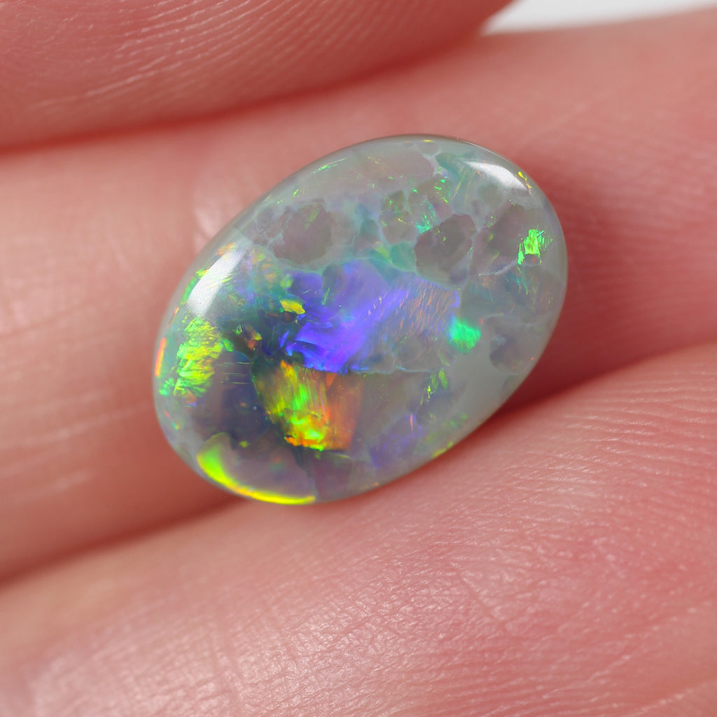 2.5ct Dark Opal - 9 x 12.6 x 3mm