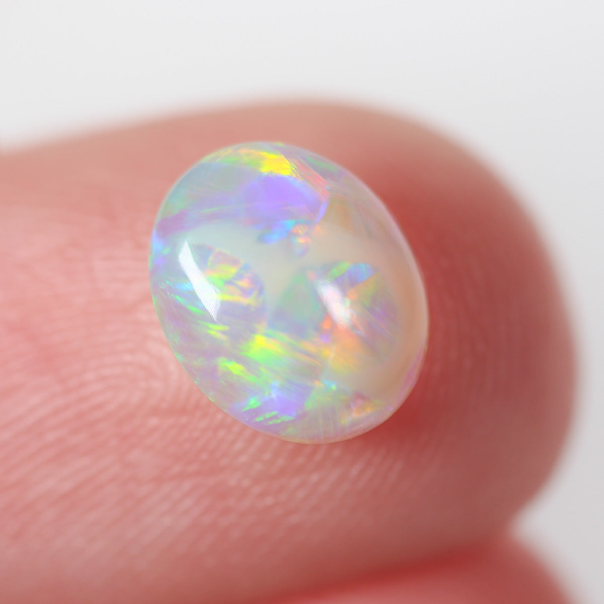 0.87ct Crystal Opal - 7 x 8 x 2.7mm