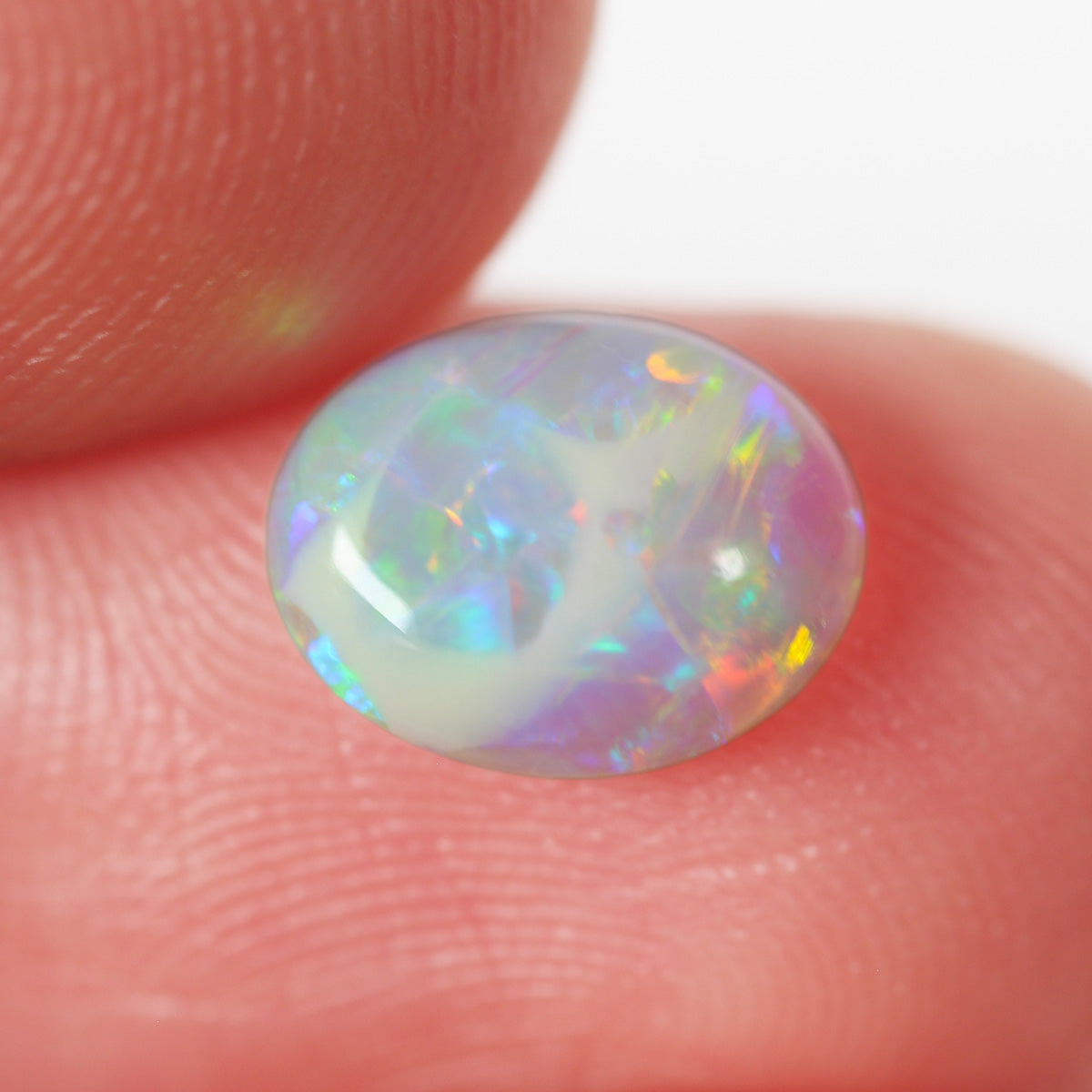 0.87ct Crystal Opal - 7 x 8 x 2.7mm