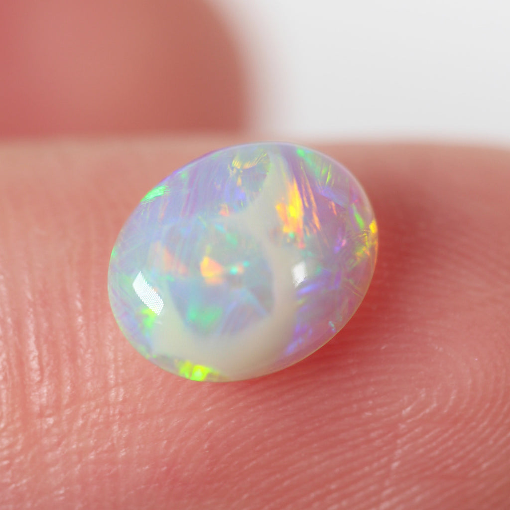 0.87ct Crystal Opal - 7 x 8 x 2.7mm