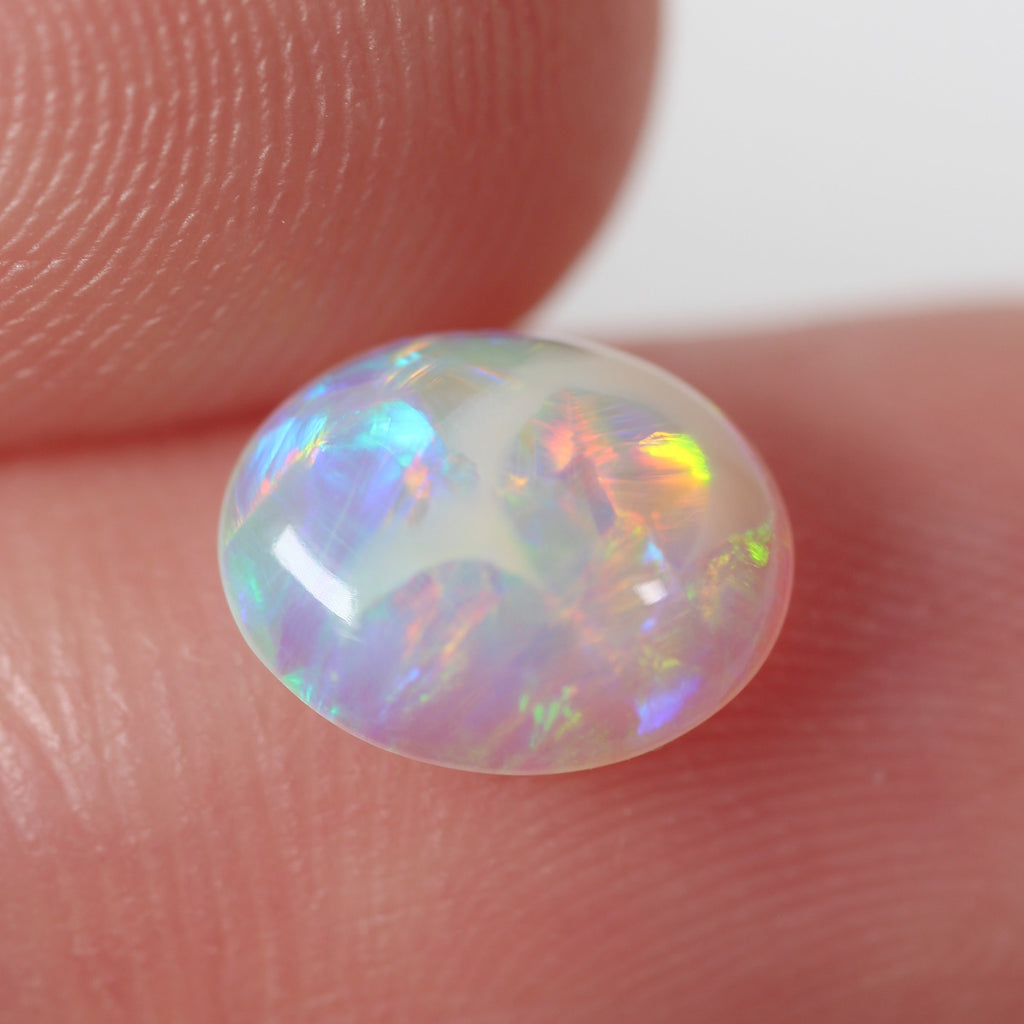 0.87ct Crystal Opal - 7 x 8 x 2.7mm