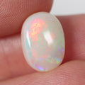 Lightning Ridge light opal 2.96ct showing bright green-purple play-of-colour