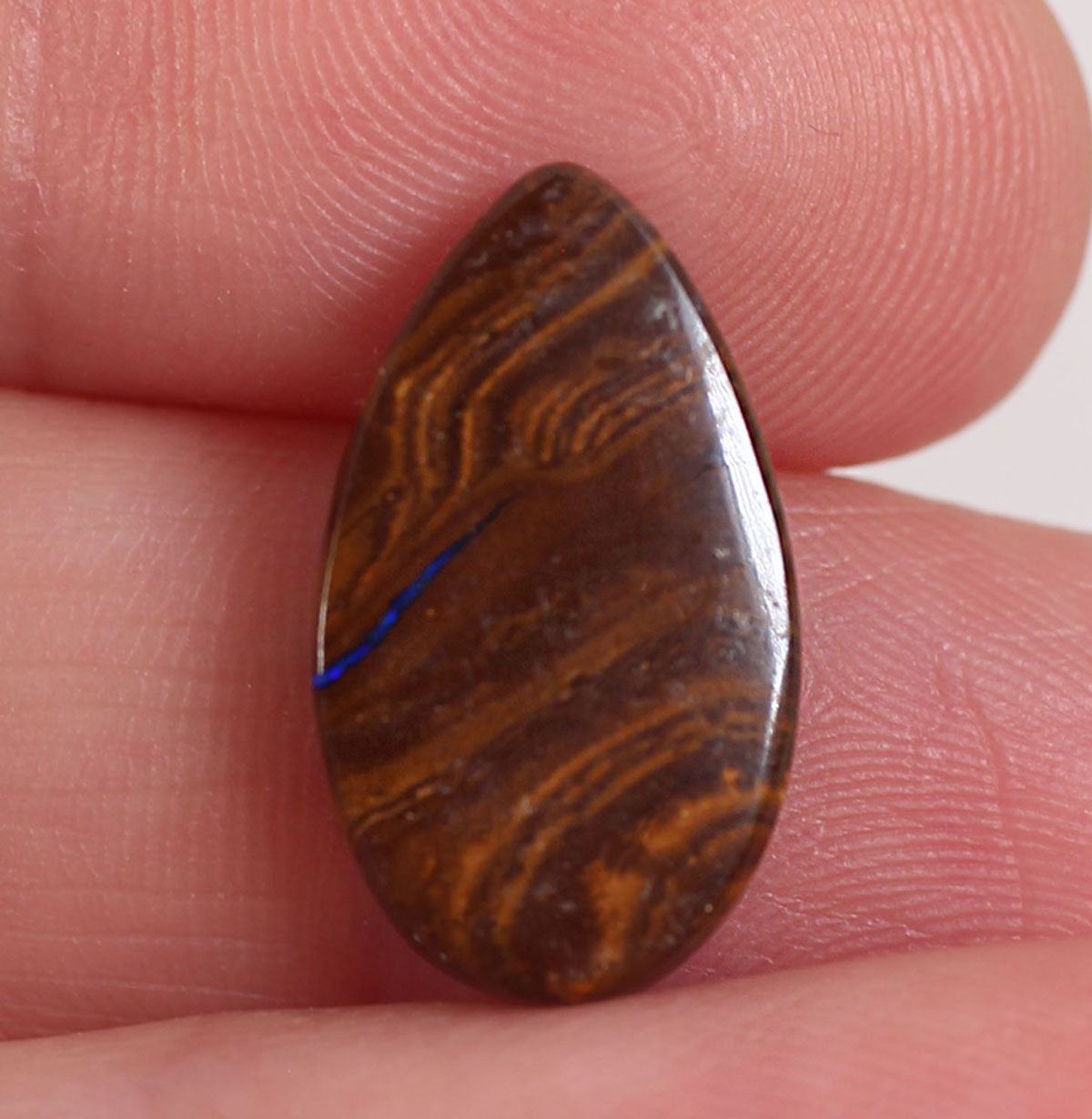 7.6 ct Boulder Opal - 10.2 x 17.7 x 4.4mm