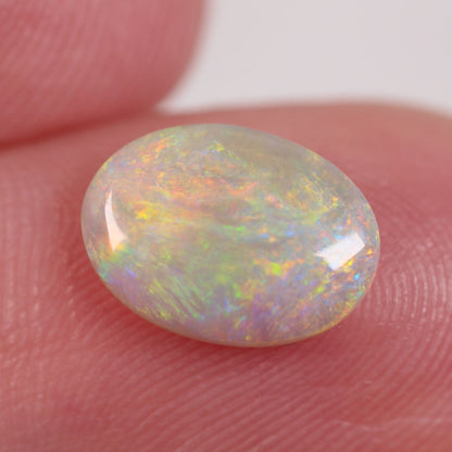 1.25 ct Double Sided Dark Crystal Opal - 7 x 9.5 x 3mm