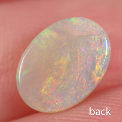 1.25 ct Double Sided Dark Crystal Opal - 7 x 9.5 x 3mm
