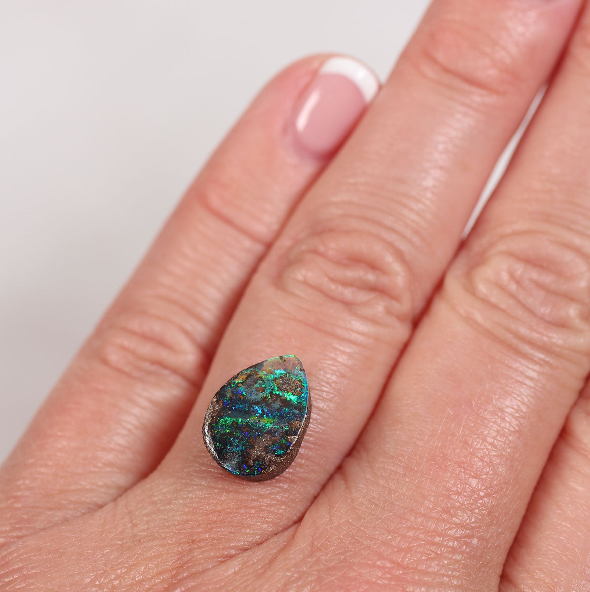 3.73 ct Boulder Opal - 9.4 x 12.7 x 3.73 mm