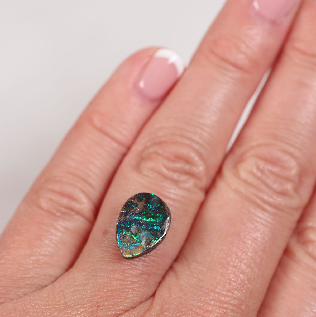 3.73 ct Boulder Opal - 9.4 x 12.7 x 3.73 mm