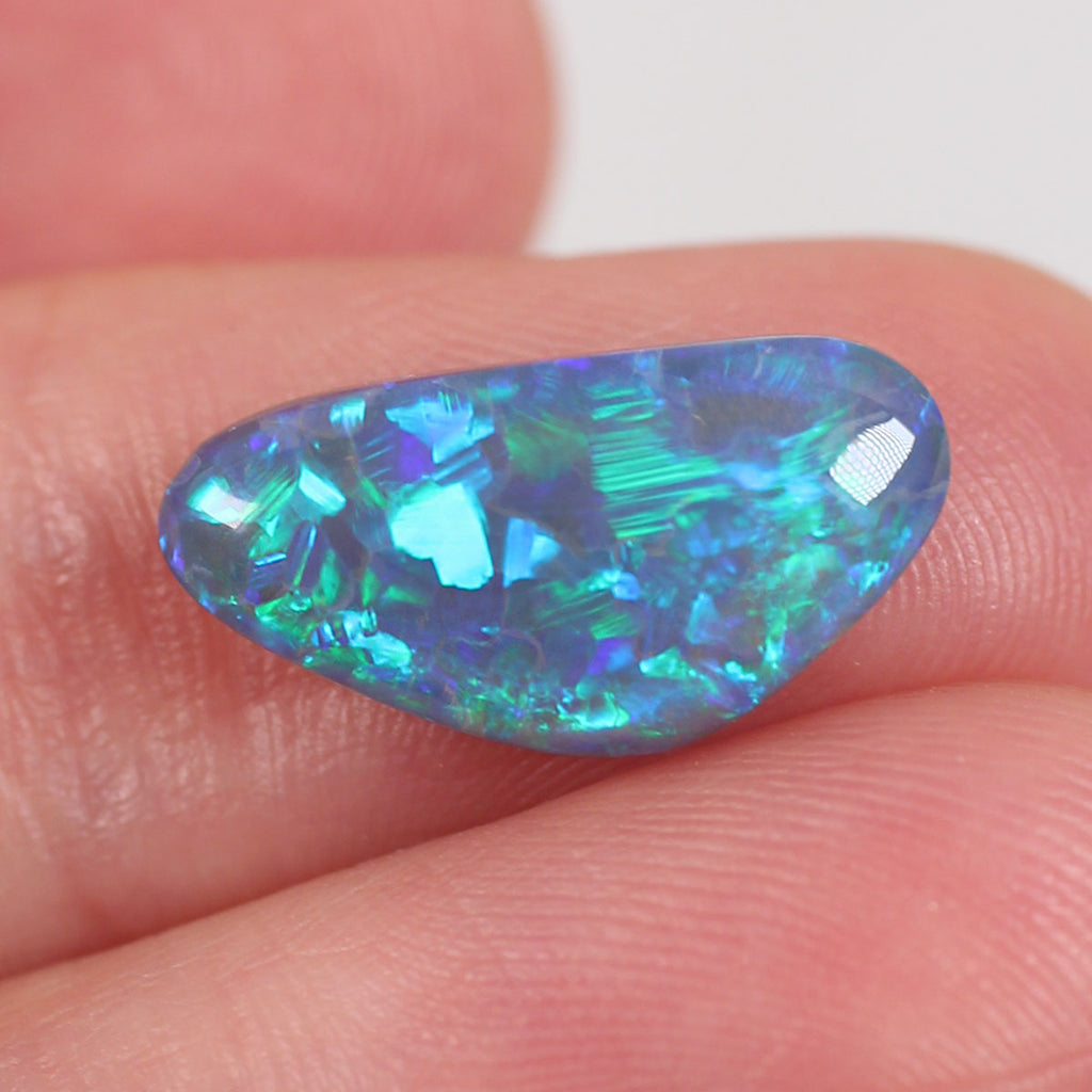 3.1ct Dark Opal - 8 x 15.7 x 3.8mm