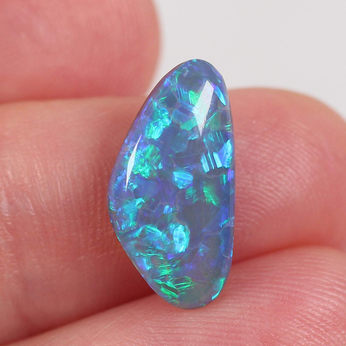 3.1ct Dark Opal - 8 x 15.7 x 3.8mm