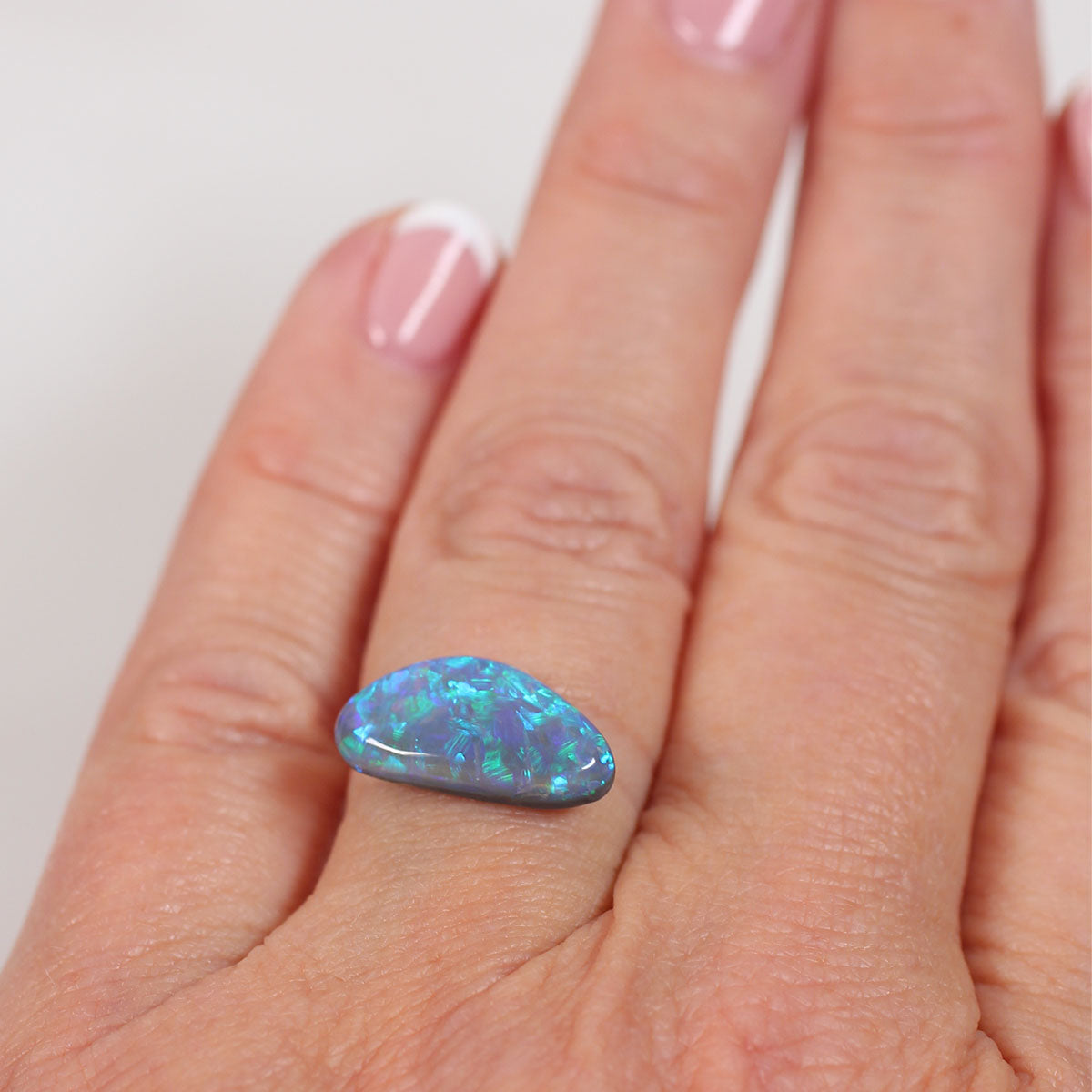 3.1ct Dark Opal - 8 x 15.7 x 3.8mm