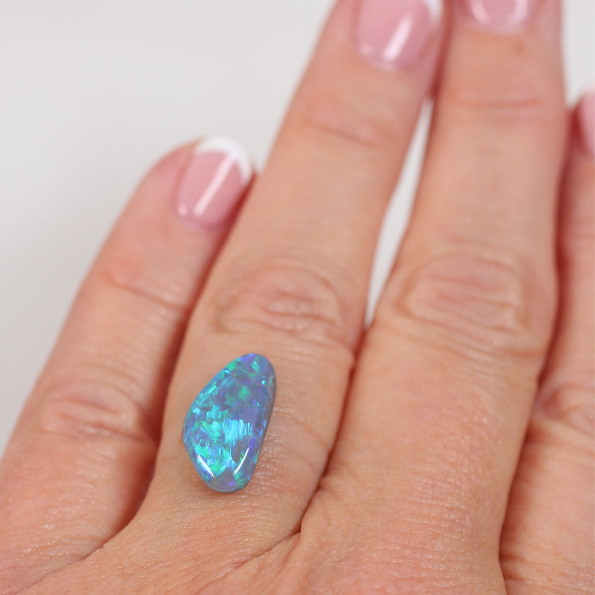 3.1ct Dark Opal - 8 x 15.7 x 3.8mm