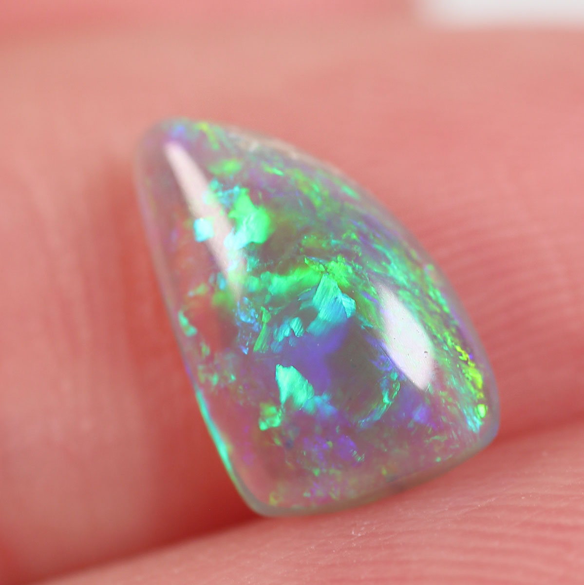 1.05 ct Dark Crystal Opal - 6.3 x 10 x 3mm