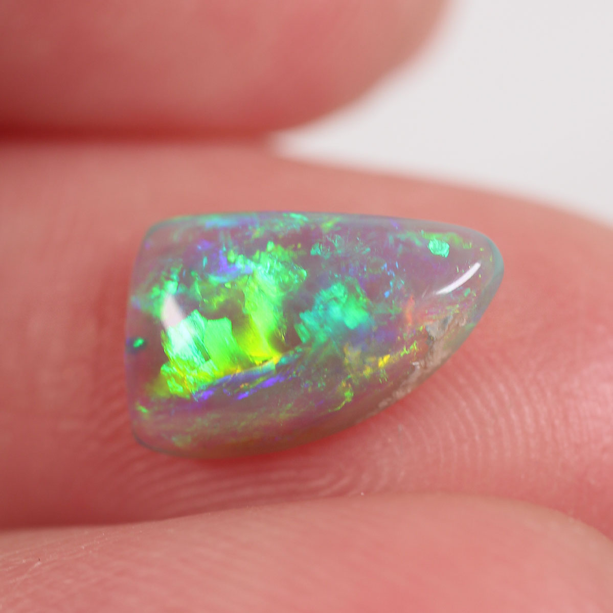 1.05 ct Dark Crystal Opal - 6.3 x 10 x 3mm