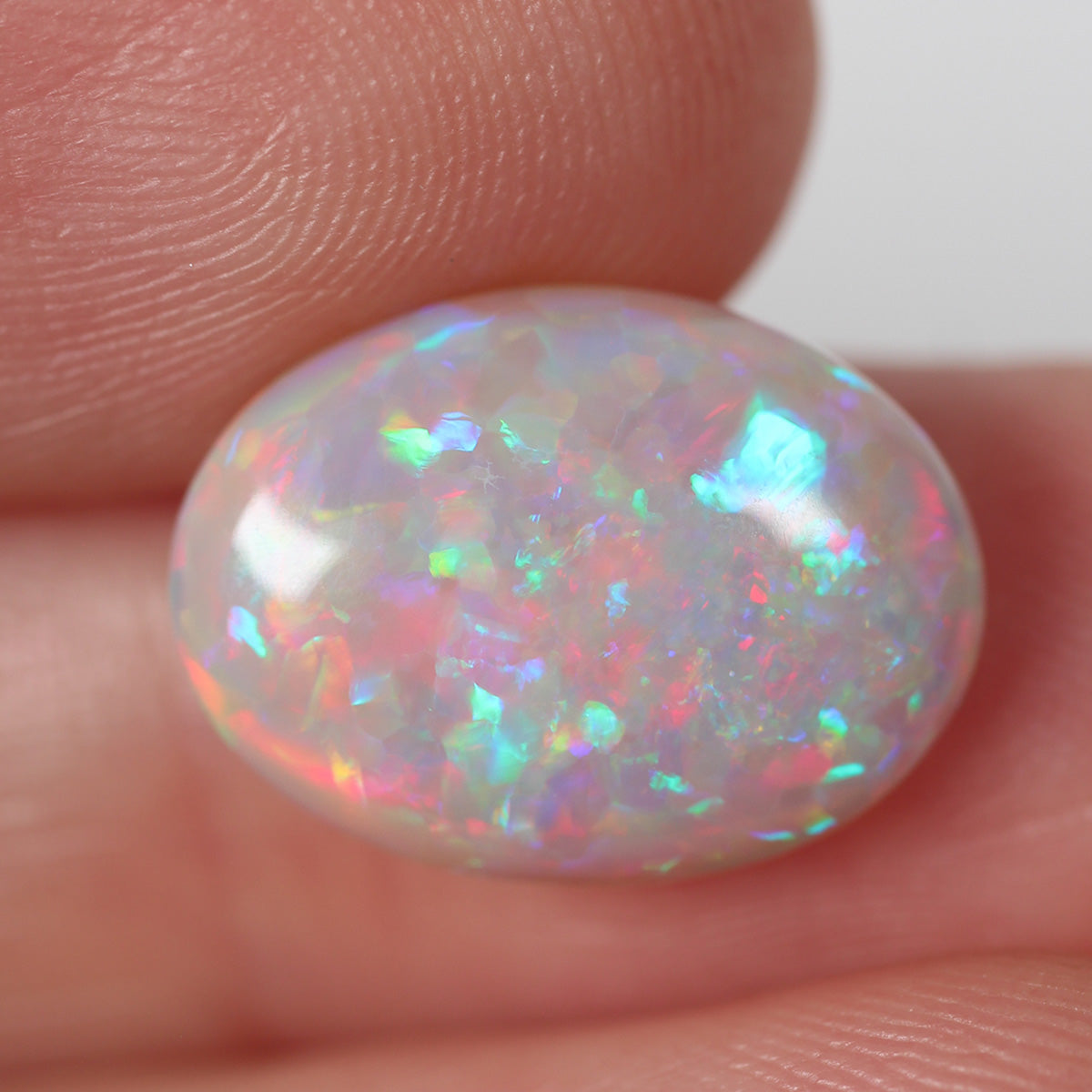 4.37ct Dark Opal - 11 x 14.9 x 4.2mm