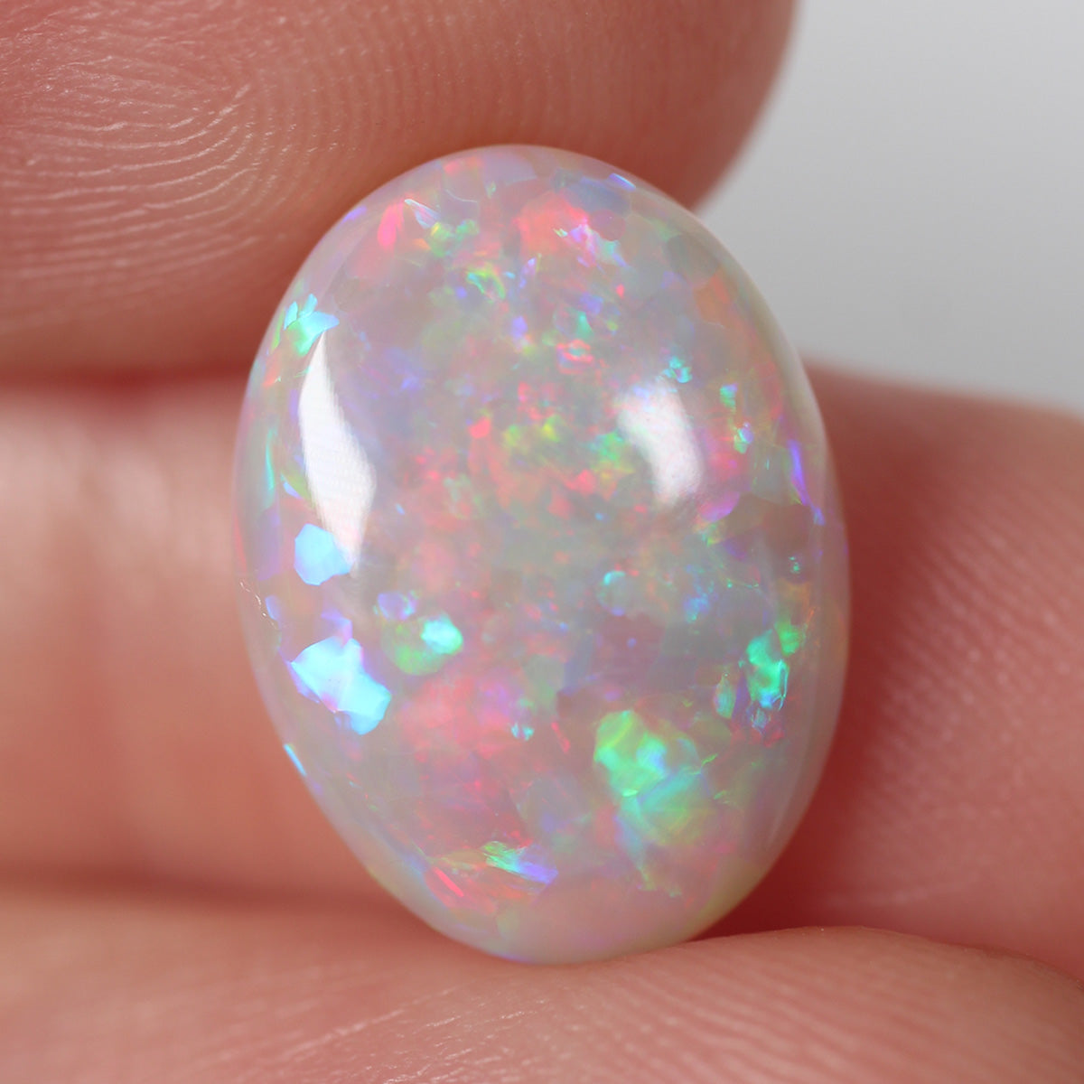 4.37ct Dark Opal - 11 x 14.9 x 4.2mm