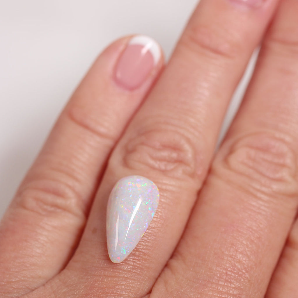 3.3ct Light Opal - 9 x 16.6 x 4.7mm